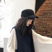 Palarie de dama monocolor cu vizor in mai multe culori