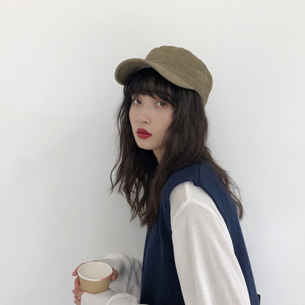 Palarie de dama monocolor cu vizor in mai multe culori