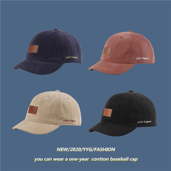 Palarie casual cu broderie si emblema pentru femei si barbati