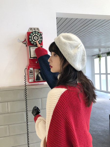 Palarie de dama tip bereta potrivita pentru iarna