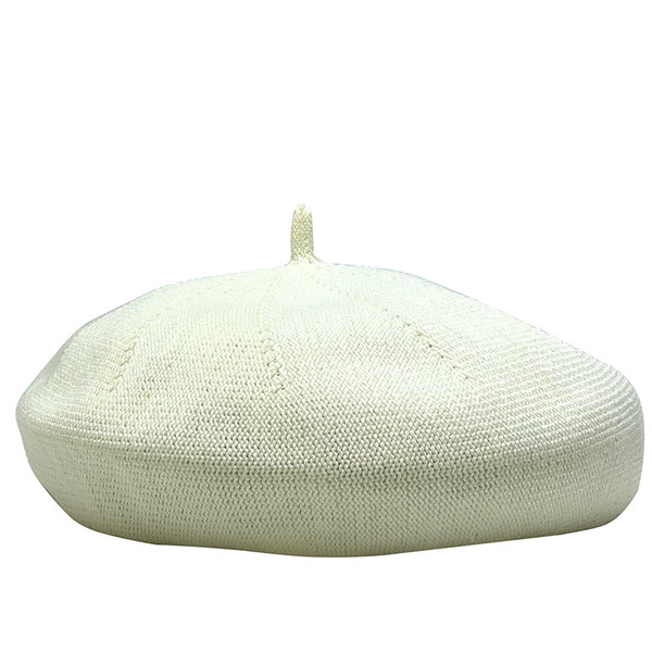 Palarie de dama bereta tricotat subtire in mai multe culori