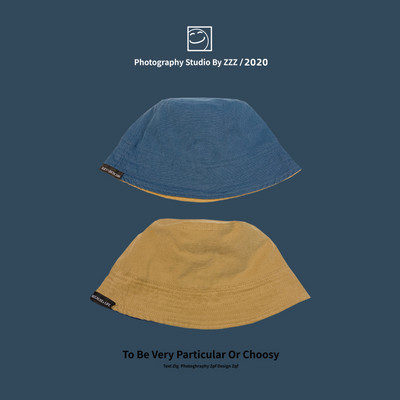 Pălărie textilă de pescuit pentru femei - față-verso