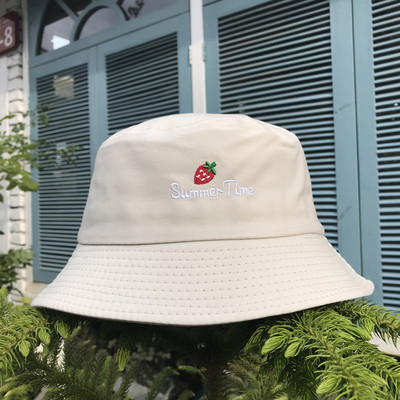 Palarie de pescuit dama cu broderie - mai multe modele