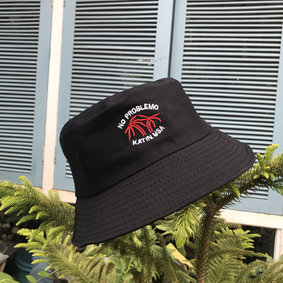 Palarie de pescuit dama cu broderie - mai multe modele