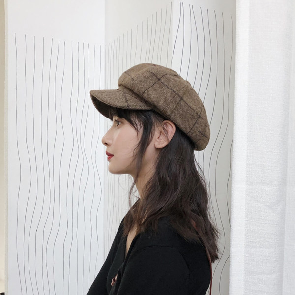 Pălărie casual de damă tip beretă - potrivită pentru primăvară