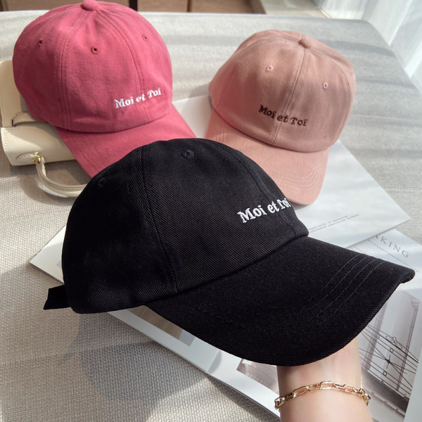 Şapcă de baseball pentru femei cu inscripţie brodată