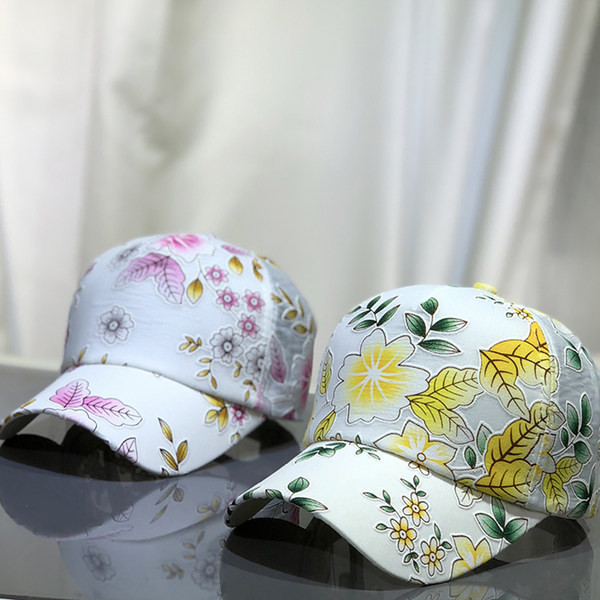 Palarie dama model nou cu flori si vizor