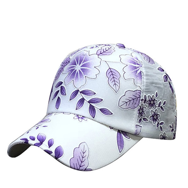 Palarie dama model nou cu flori si vizor