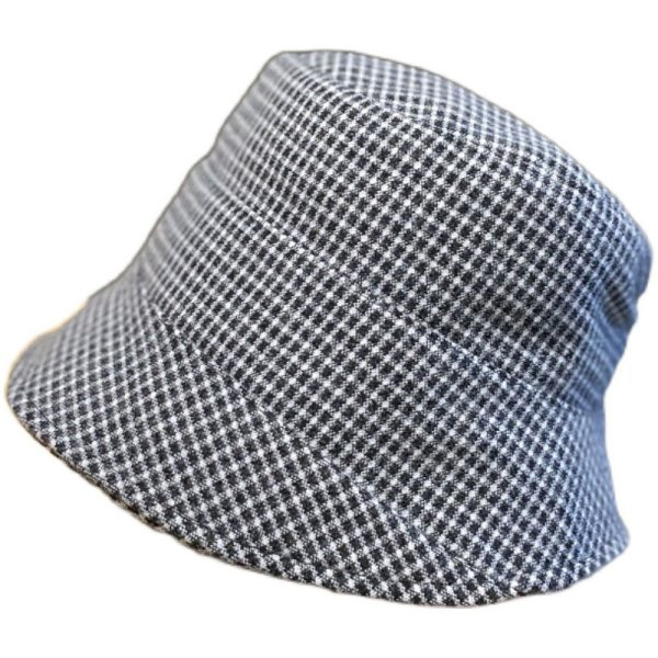 Pălărie de pescuit în carouri pentru femei în patru culori