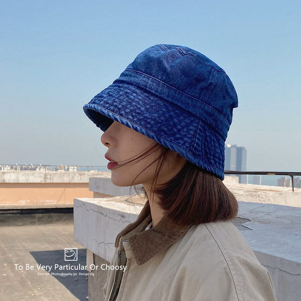 Palarie de pescuit retro din denim