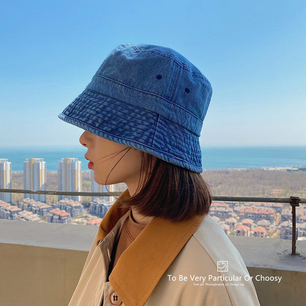 Palarie de pescuit retro din denim