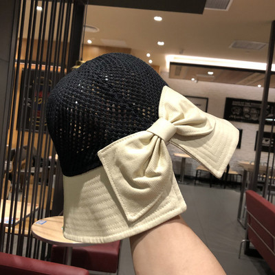 Palarie de pescuit de dama cu panglica