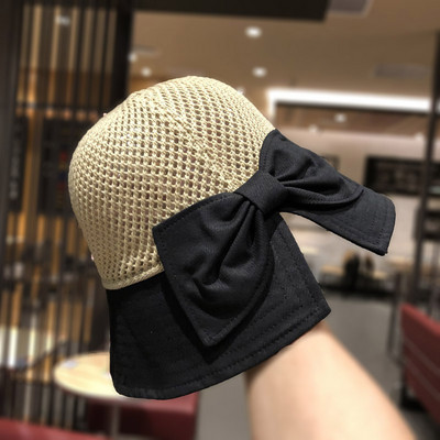 Palarie de pescuit de dama cu panglica