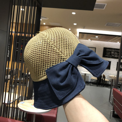 Palarie de pescuit de dama cu panglica