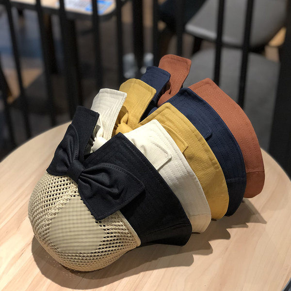 Palarie de pescuit de dama cu panglica