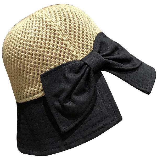 Palarie de pescuit de dama cu panglica