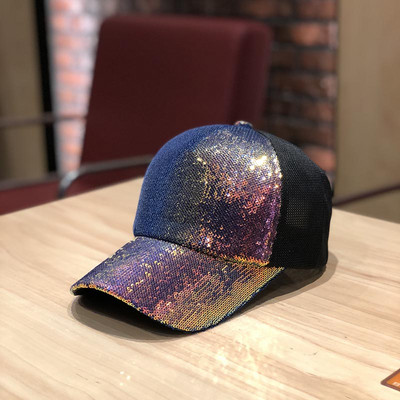 Şapcă de baseball pentru femei cu paiete