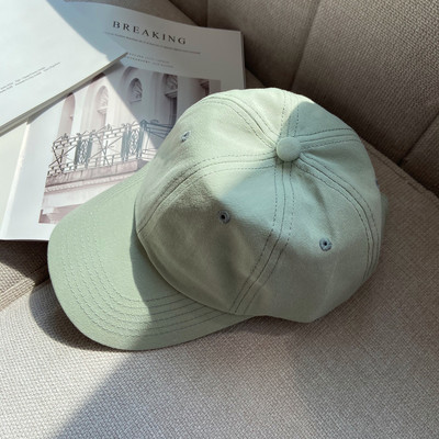 Γυναικείο μονόχρωμο καπέλο υφασμάτινο με γείσο