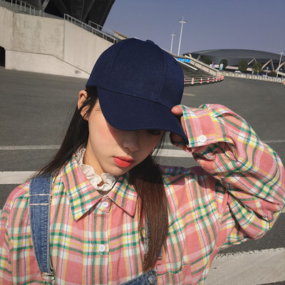 Șapcă de baseball pentru femei, într-o singură culoare, cu vizor