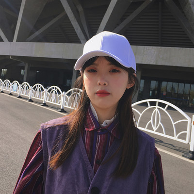 Șapcă de baseball pentru femei, într-o singură culoare, cu vizor