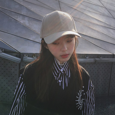 Șapcă de baseball pentru femei, într-o singură culoare, cu vizor