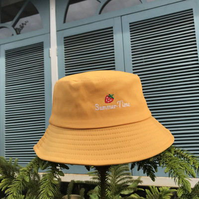 Pălărie de pescuit de zi cu zi pentru femei - cu broderie