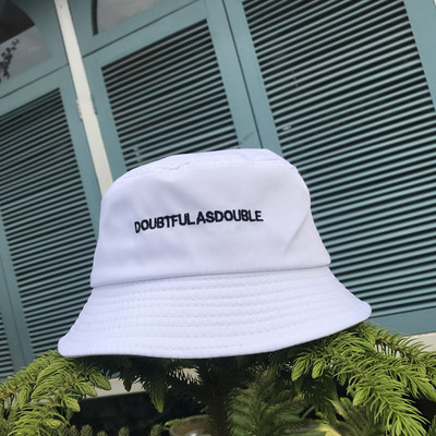 Pălărie de pescuit de zi cu zi pentru femei - cu broderie