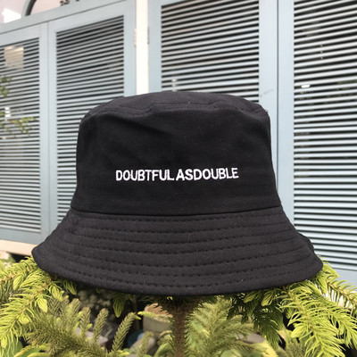 Pălărie de pescuit de zi cu zi pentru femei - cu broderie