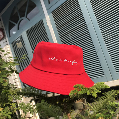 Pălărie de pescuit de zi cu zi pentru femei - cu broderie