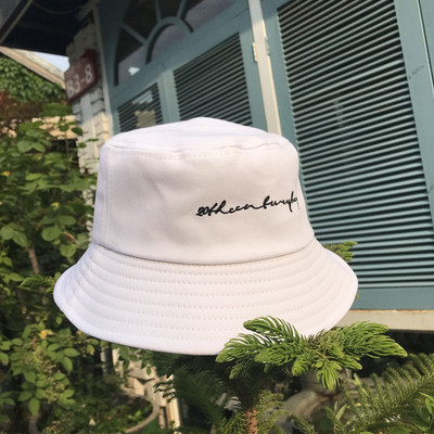 Pălărie de pescuit de zi cu zi pentru femei - cu broderie