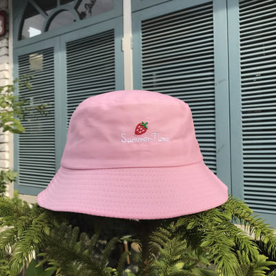 Pălărie de pescuit de zi cu zi pentru femei - cu broderie