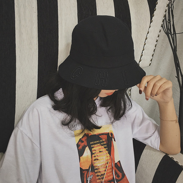 Pălărie casual de damă idiot cu broderie