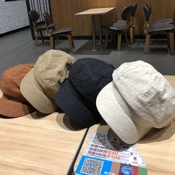 Palarie casual dama in stil retro in trei culori