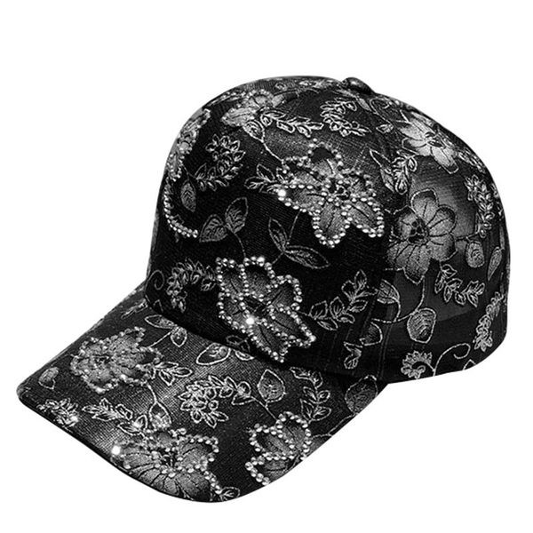 Palarie de dama moderna cu pietre si vizor in mai multe culori