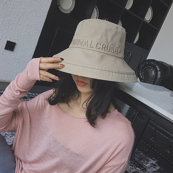 Palarie casual dama - tip pescuit cu inscriptie