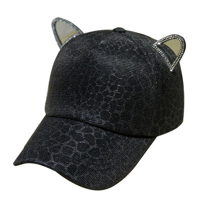 Pălărie modernă pentru femei cu element 3D și pietre