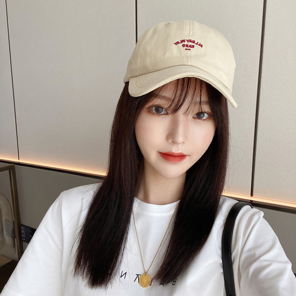 Șapcă de baseball pentru femei cu vizor și inscripție