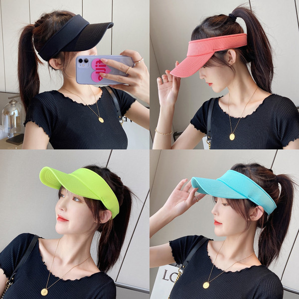 Jednobojni ženski štitnik od sunca