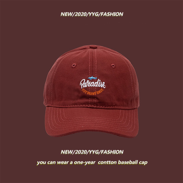 Șapcă de baseball de zi cu zi pentru femei cu vizor și broderie