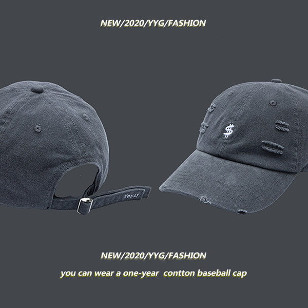 Palarie casual cu broderii si motive rupte