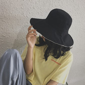 Pălărie de vară de damă din bumbac cu franjuri