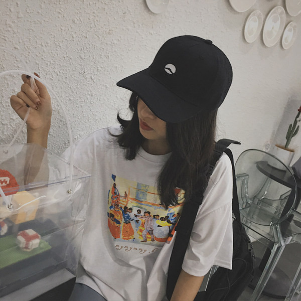 Șapcă de baseball de damă cu vizor și broderie - mai multe culori