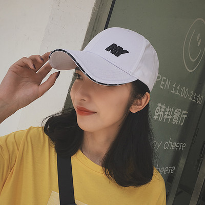 Șapcă de baseball de damă cu vizor și litere brodate