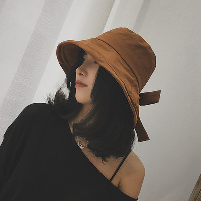 Palarie textila dama cu panglica