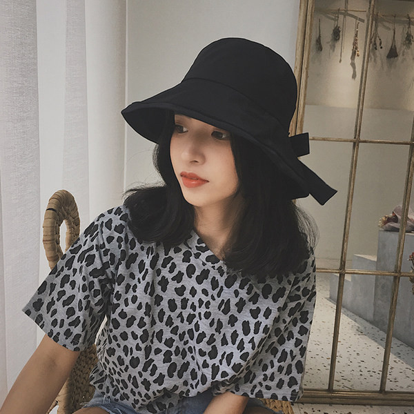 Palarie textila dama cu panglica