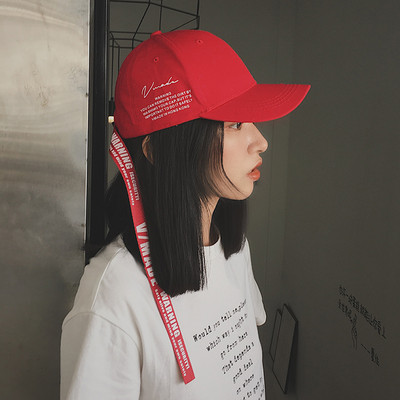 Pălărie modernă cu vizor cu inscripții - reglabilă