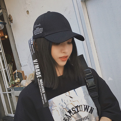 Pălărie modernă cu vizor cu inscripții - reglabilă