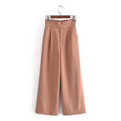 Moderne ženske široke hlače s visokim strukom u tri boje