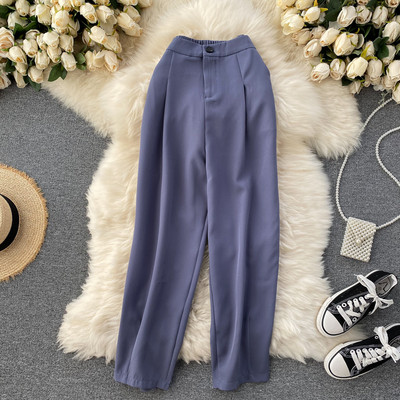 Pantaloni moderni de dama cu talie inalta