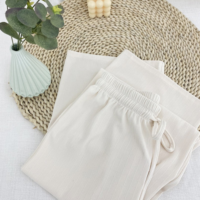 Ženske hlače s vezicama i elastičnim strukom